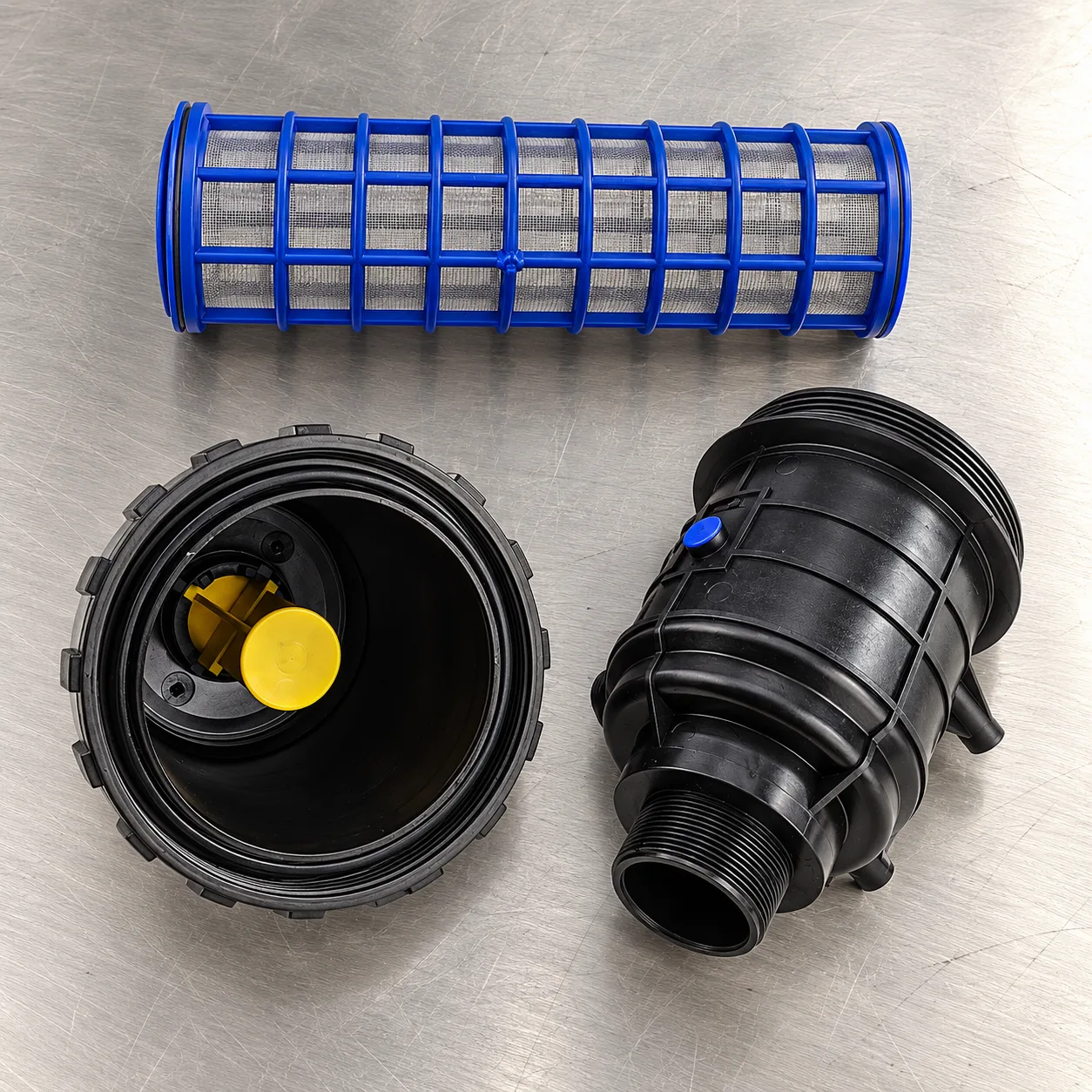 Фильтр всасывающий серия 317 G2" (50mesh, 260 л/мин) с клапаном, (типа ARAG)
