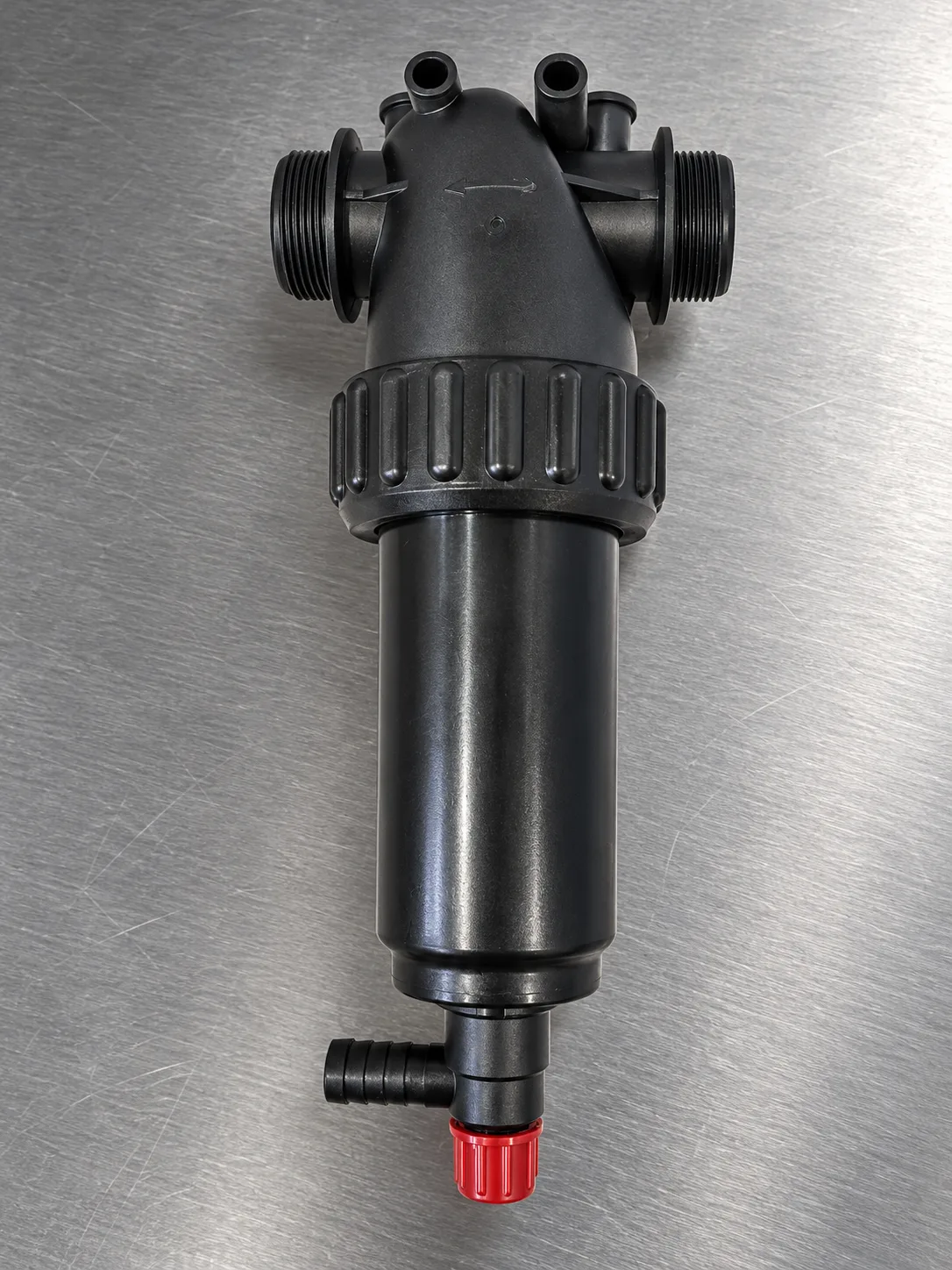 Фильтр напорный сер.326 G 1 1/2" (280л/мин. 80 mesh) с клапаном (типа ARAG)
